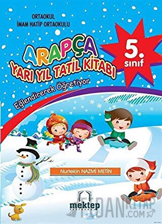 5. Sınıf Arapça Yarı Yıl Tatil Kitabı Nurtekin Nazmi Metin