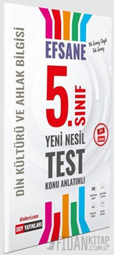 5. Sınıf Din Kültürü ve Ahlak Bilgisi Efsane Test 2022 - DDY Yayınları