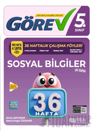 5. Sınıf Görev Sosyal Bilgiler 36 Hafta Çalışma Föyleri