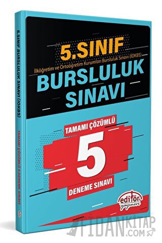5. Sınıf PYBS & İÖKBS Bursluluk Sınavı Tamamı Çözümlü 5 Deneme Sınavı 