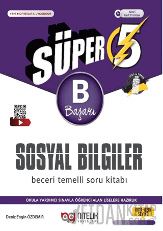 5. Sınıf Süper Sosyal Bilimler (B) Beceri Temeli Soru Kitabı