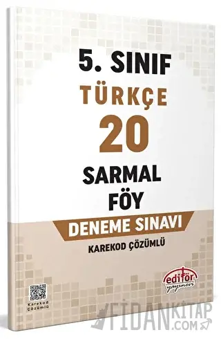 5. Sınıf Türkçe 20 Sarmal Föy Deneme Sınavı Kolektif