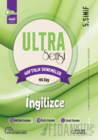 5. Sınıf Ultra İngilizce Haftalık Denemeler 44 Föy