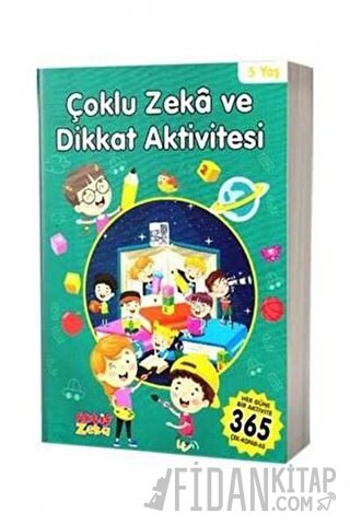 5 Yaş Çoklu Zeka ve Dikkat Aktivitesi - Yeşil Kitap Kolektif