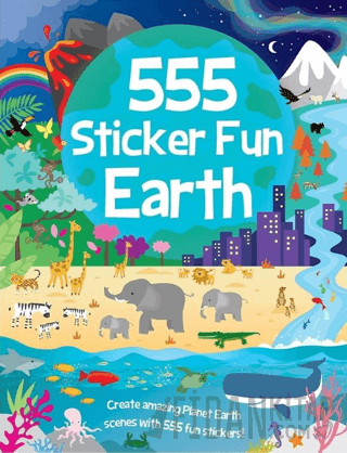 555 Sticker Fun - Earth (Ciltli)