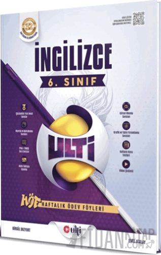 6. Sınıf İngilizce Haftalık Ödev Föyleri