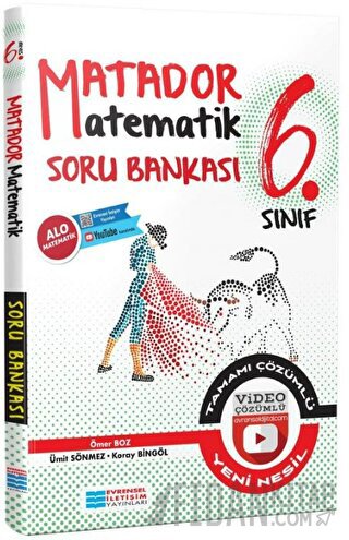6. Sınıf Matador Matematik Soru Bankası Evrensel İletişim Yayınları Öm