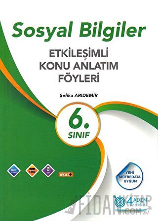 6. Sınıf Sosyal Bilgiler Etkileşimli Konu Anlatım Föyleri Şefika Arıde