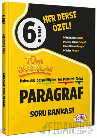 6. Sınıf Tüm Branşlar Paragraf Soru Bankası