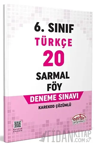 6. Sınıf Türkçe 20 Sarmal Föy Deneme Sınavı Kolektif