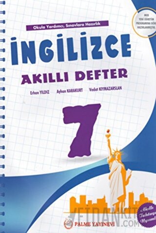 7. Sınıf İngilizce Akıllı Defter Erhan Yıldız