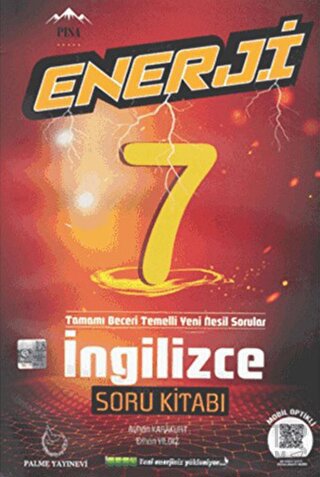 7. Sınıf İngilizce Enerji Soru Kitabı