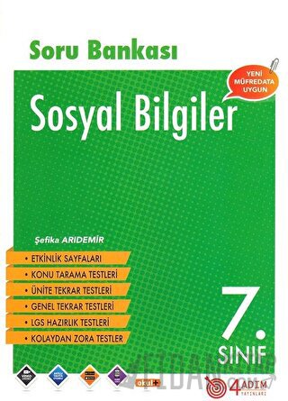 7. Sınıf Sosyal Bilgiler Soru Bankası Şefika Arıdemir