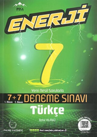 7. Sınıf Türkçe Enerji 7 + 7 Deneme