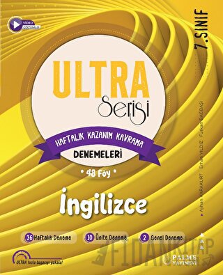 7. Sınıf Ultra Serisi İngilizce Deneme Kitabı (48 Föy)