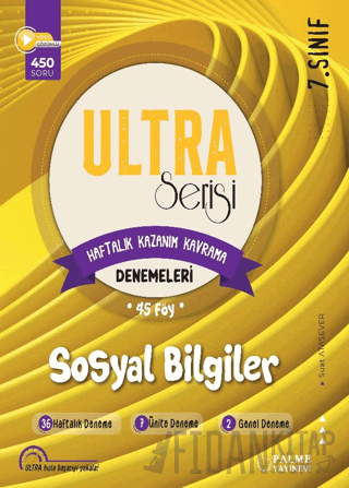7. Sınıf Ultra Serisi Sosyal Bilgiler Denemeleri 45 Föy