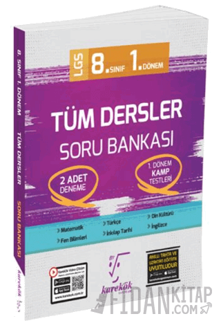 8. Sınıf 1. Dönem Tüm Dersler Soru Bankası