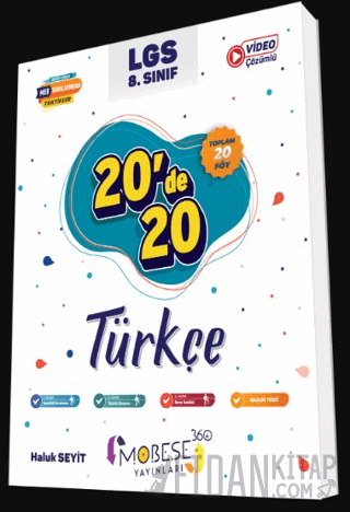 8. Sınıf 20'de 20 Türkçe Kitabı