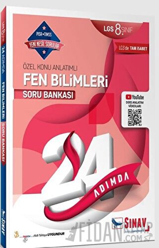 8. Sınıf 24 Adımda Fen Bilimleri Soru Bankası