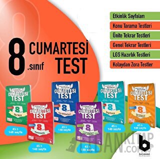 8. Sınıf Cumartesi Test Seti (6 Kitap) Kolektif