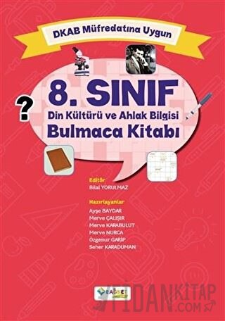 8. Sınıf Din Kültürü ve Ahlak Bilgisi Bulmaca Kitabı