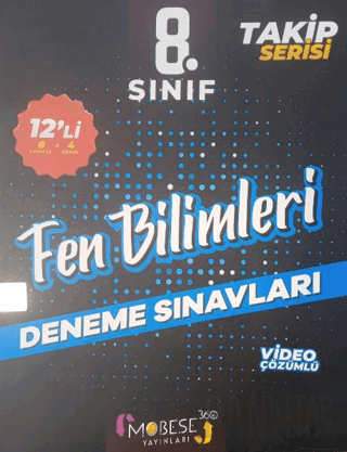 8 Sınıf Fen Bilimleri 12'li Takip Serisi Deneme Sınavları
