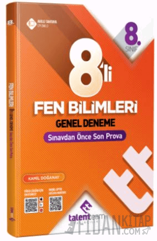 8. Sınıf Fen Bilimleri 8'Li Genel Deneme