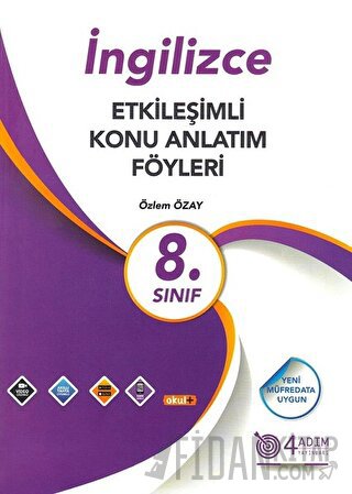 8. Sınıf İngilizce Etkileşimli Konu Anlatım Föyleri Özlem Özay