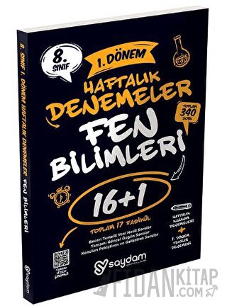 8. Sınıf LGS Fen Bilimleri 1.Dönem 16+1 Haftalık Kazanım Denemeleri Ko