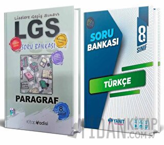 8. Sınıf LGS Paragraf Soru Bankası Kitap Vadisi Yayınları + 8. Sınıf T