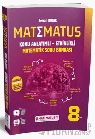 8. Sınıf Matematik Konu Anlatımlı Etkinlikli Soru Bankası