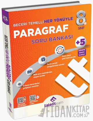 8. Sınıf Paragraf Başlangıç Soru Bankası Kolektif