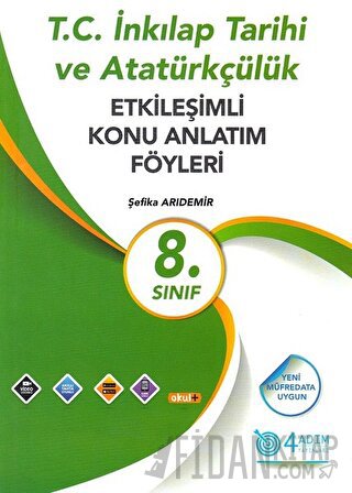 8. Sınıf T.C. İnkılap Tarihi ve Atatürkçülük Etkileşimli Konu Anlatım Föyleri