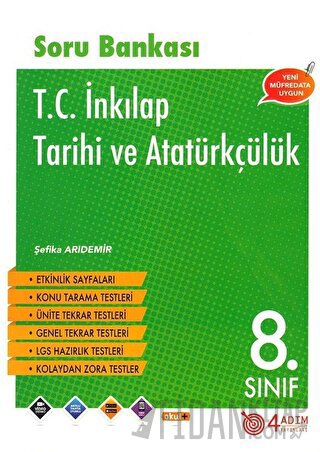 8. Sınıf T.C. İnkılap Tarihi ve Atatürkçülük Soru Bankası Şefika Arıde