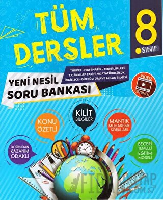 8. Sınıf Tüm Dersler Yeni Nesil Soru Bankası