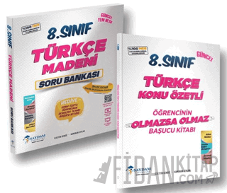 8. Sınıf Türkçe Madeni Soru Bankası - 8. Sınıf Türkçe Olmazsa Olmaz Ba