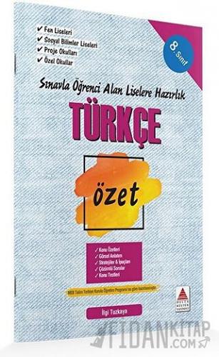 8. Sınıf Türkçe Özet Liselere Hazırlık İlgi Tuzkaya