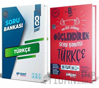 8. Sınıf Türkçe Soru Bankası Yanıt Yayınları + 8 .Sınıf Türkçe Güçlend