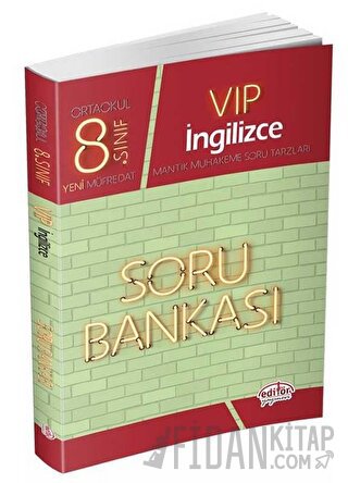 8. Sınıf Vip İngilizce Soru Bankası (Yeni Müfredat) Kolektif