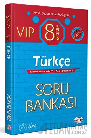 8. Sınıf VIP Türkçe Soru Bankası