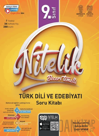 9. Sınıf Beceri Temelli Türk Dili ve Edebiyatı Soru Kitabı