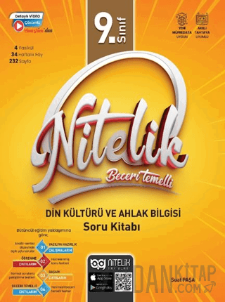 9. Sınıf Din Kültürü ve Ahlak Bilgisi Beceri Temelli Soru Kitabı