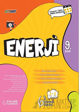 9. Sınıf Enerji 6'lı Deneme Sınavı Palme Yayıncılık Kolektif