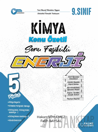 9. Sınıf Enerji Kimya Konu Özetli Soru Fasikülleri (5 Fasikül) Hakan S