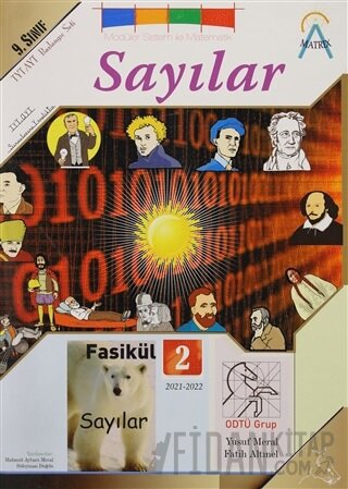 9. Sınıf Modüler Sistem İle Matematik TYT-AYT Başlangıç Fasikül 2 Sayılar (Ciltli)