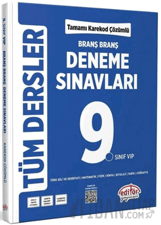 9. Sınıf Tüm Dersler Ünite Ünite Deneme Sınavları Çözümlü Kolektif
