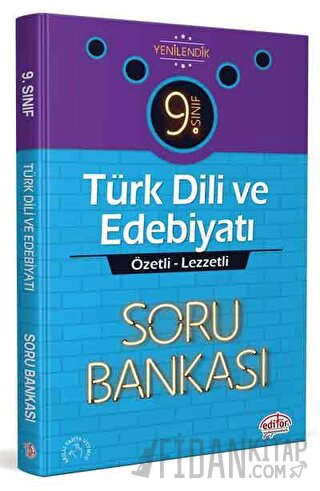 9. Sınıf Türk Dili ve Edebiyatı Özetli Lezzetli Soru Bankası Kolektif