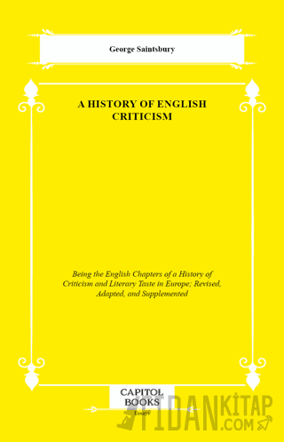 A History of English Criticism