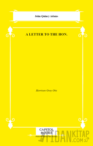 A Letter to the Hon.