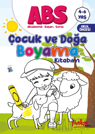 ABS 4-6 Yaş Çocuk ve Doğa Boyama Kitabım